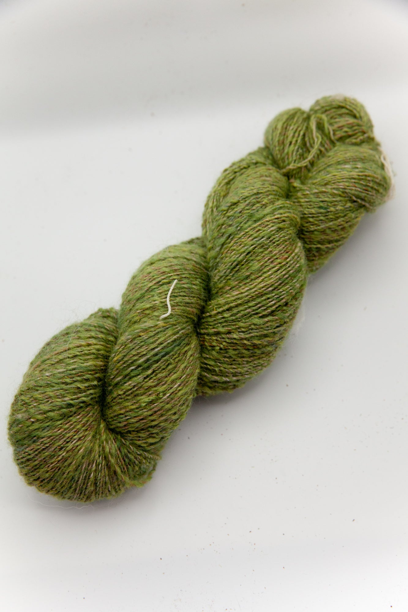 Handspun – Bamboo + Naturally-dyed Wool