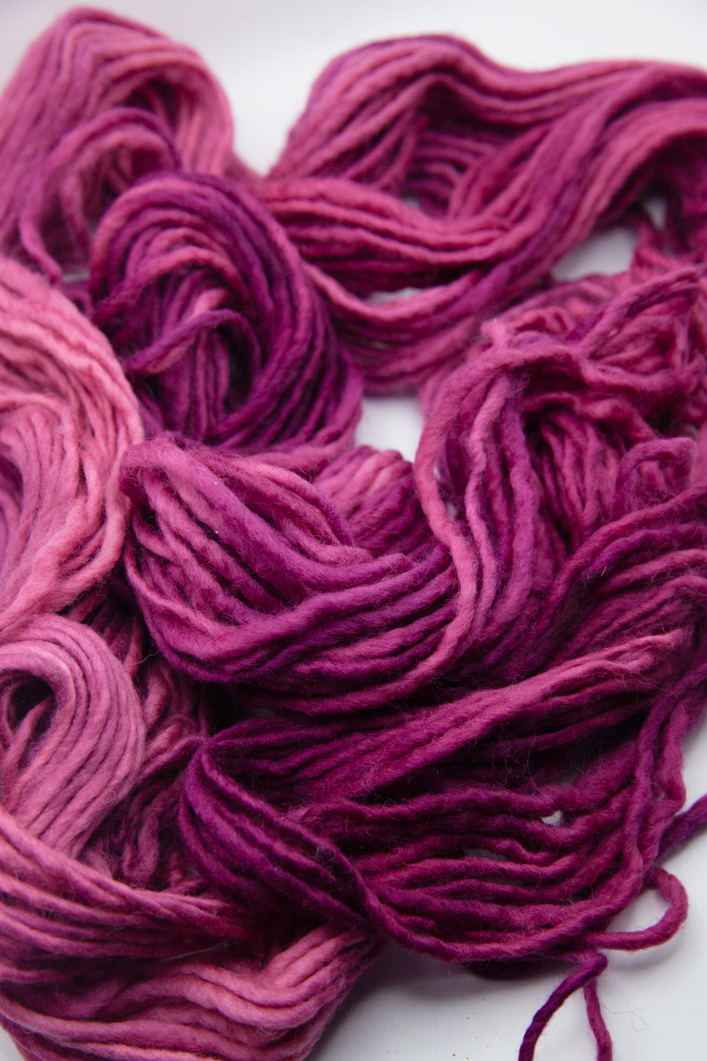 Naturally-dyed Cochineal – Merino + Camel Bulky Weight
