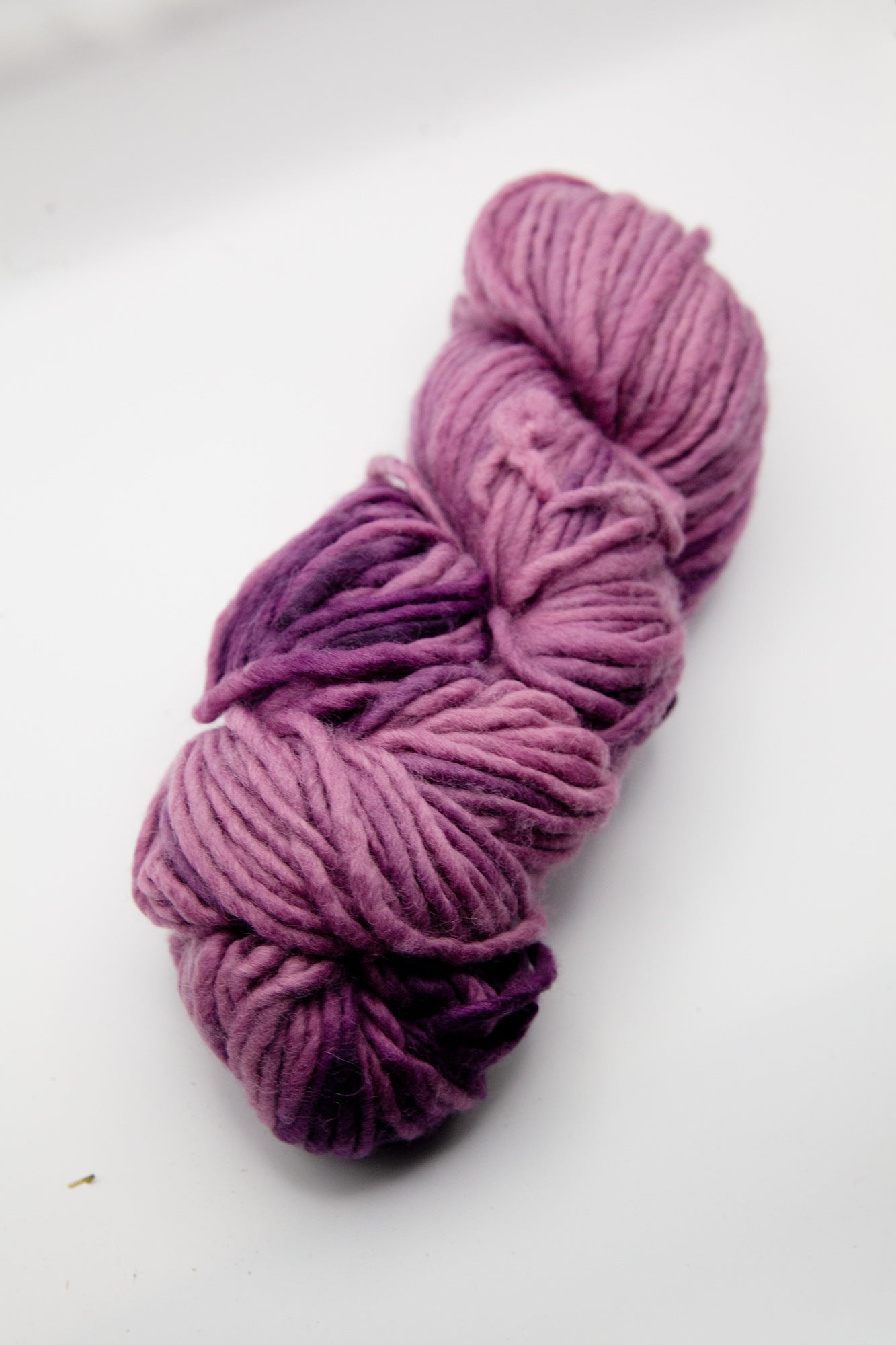Naturally-dyed Cochineal + Iron – Merino + Camel Bulky Weight