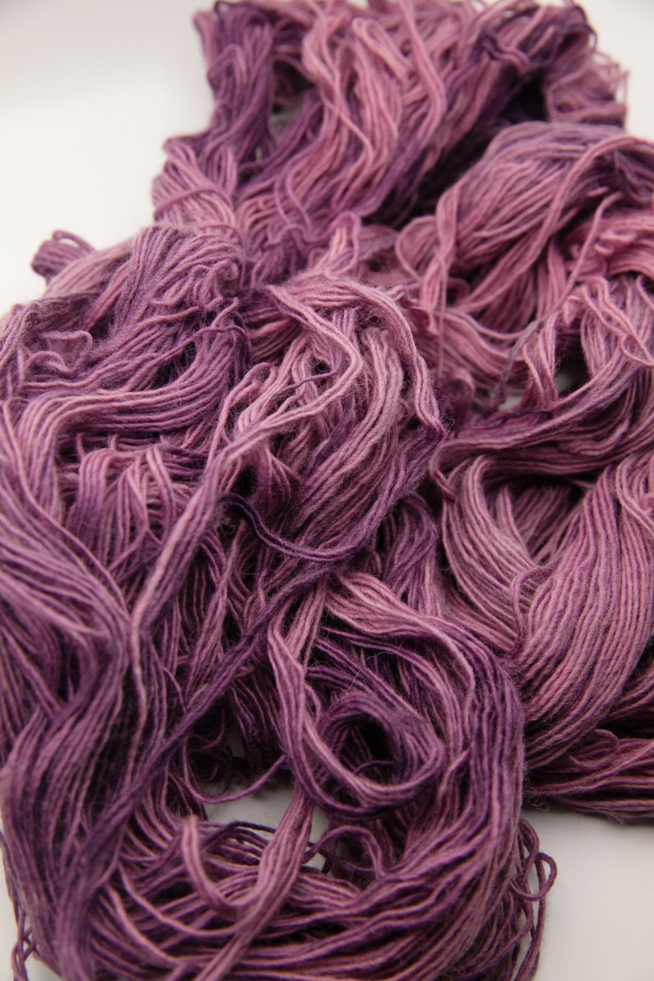 Naturally-dyed Cochineal + Iron – Merino + Camel Lace Weight